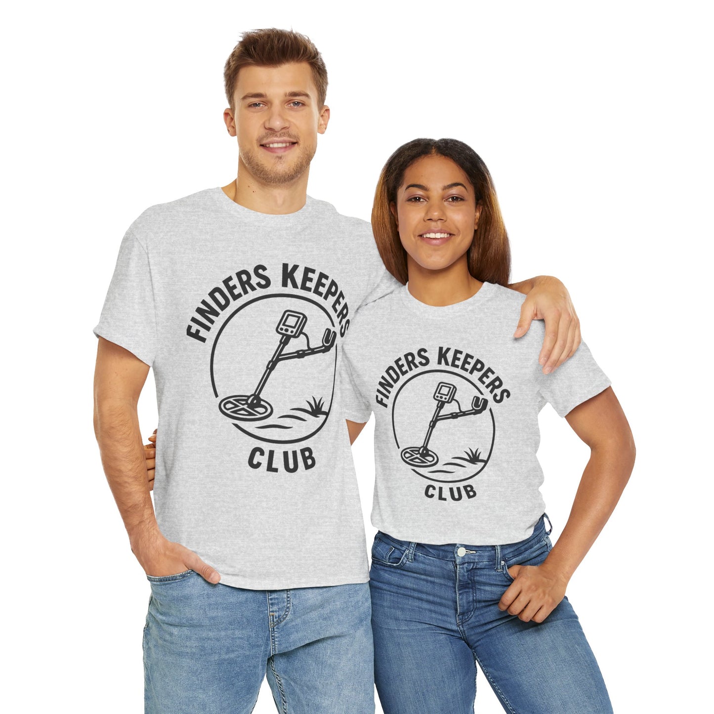 Finders Keepers Club T-Shirt – Funny Metal Detecting Shirt for Treasure Hunters & Detectorists