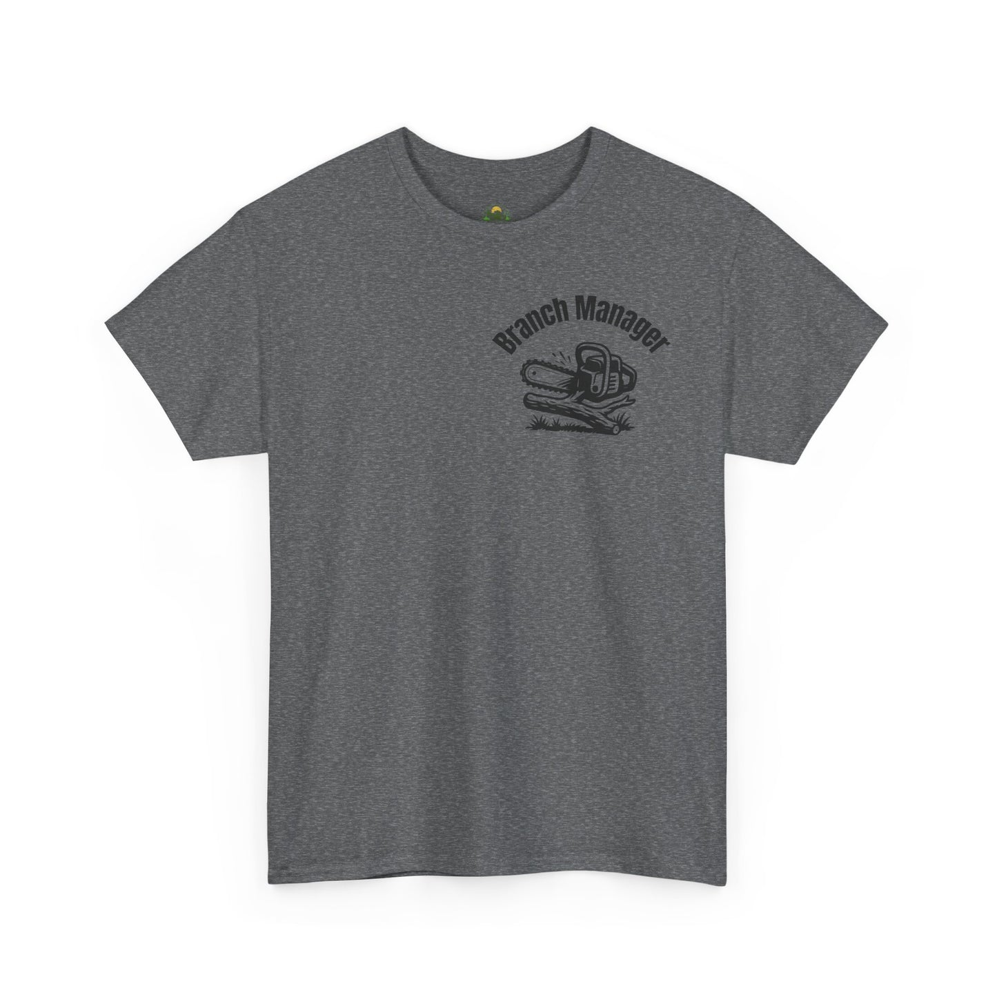 Branch Manager Pocket Tee – Funny Tree Trimmer Chainsaw Shirt for Lawn & Landscape Pros