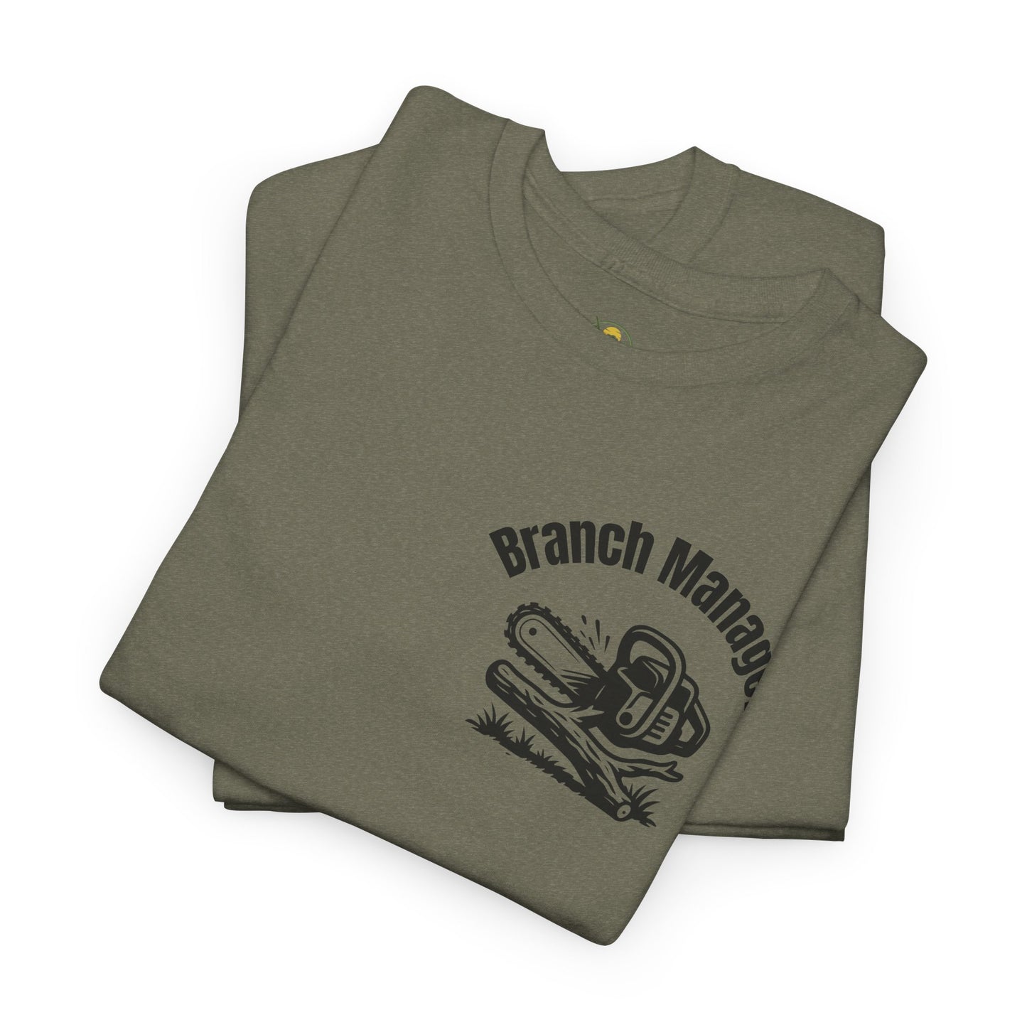 Branch Manager Pocket Tee – Funny Tree Trimmer Chainsaw Shirt for Lawn & Landscape Pros