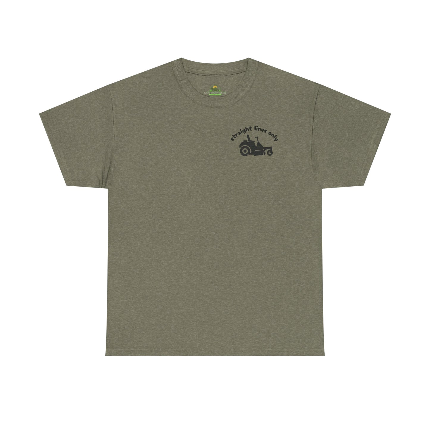 Straight Lines Only - Lawn Mowing Tee