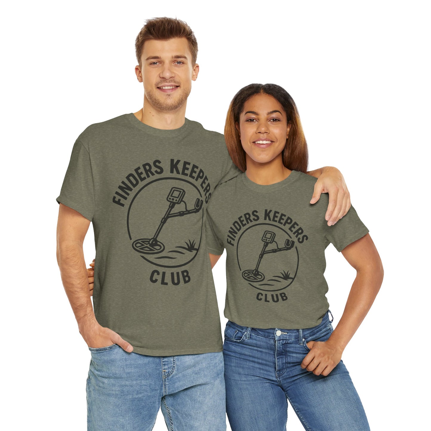 Finders Keepers Club T-Shirt – Funny Metal Detecting Shirt for Treasure Hunters & Detectorists