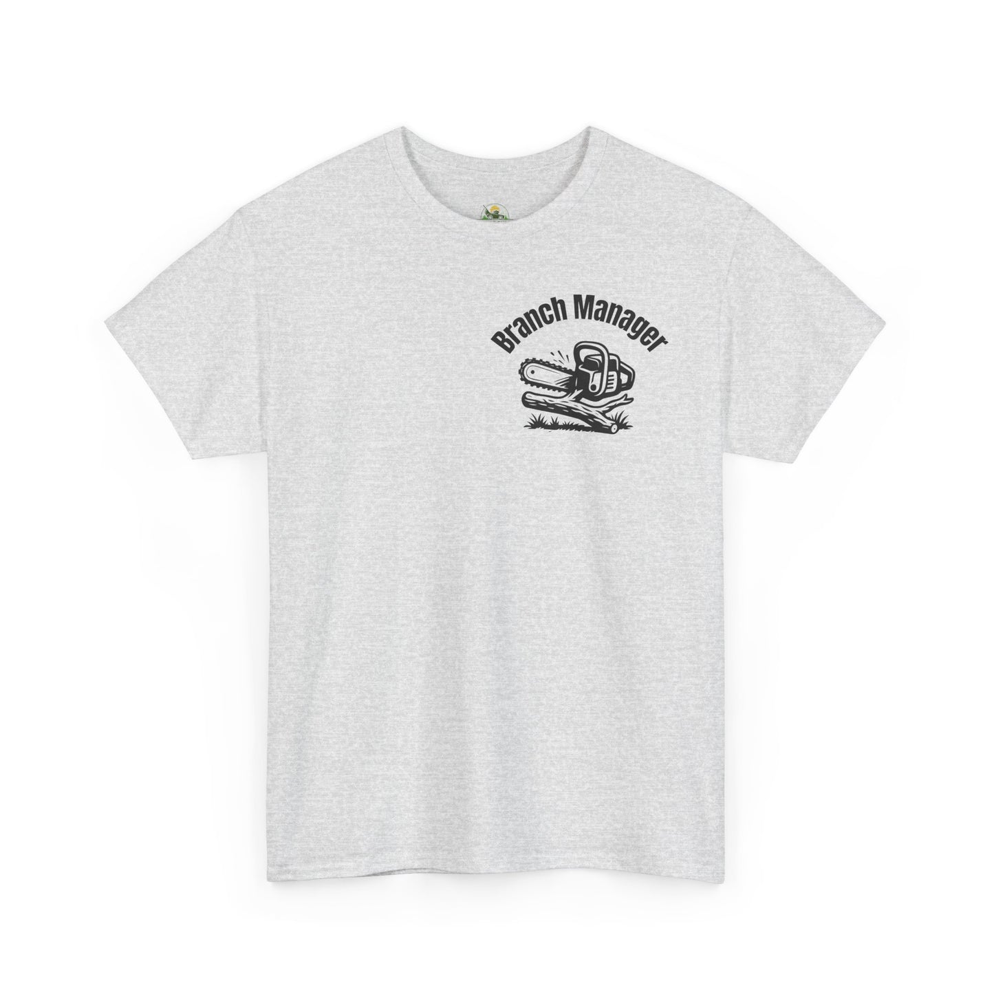 Branch Manager Pocket Tee – Funny Tree Trimmer Chainsaw Shirt for Lawn & Landscape Pros