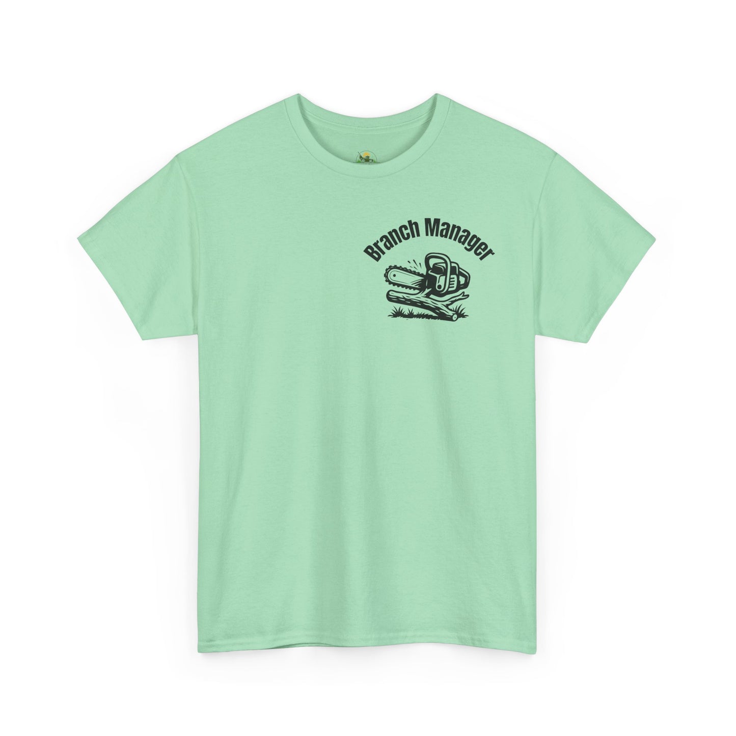 Branch Manager Pocket Tee – Funny Tree Trimmer Chainsaw Shirt for Lawn & Landscape Pros