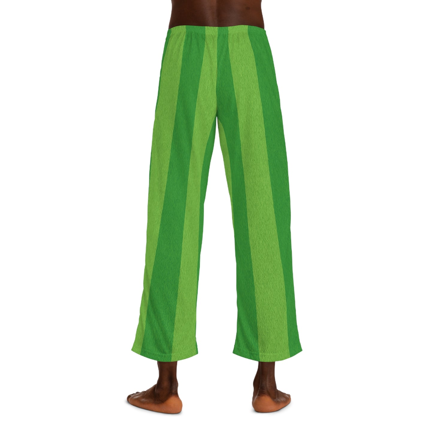 Lawn Stripe Pajama Pants – Funny Grass Print Lounge Pants for Lawn Lovers