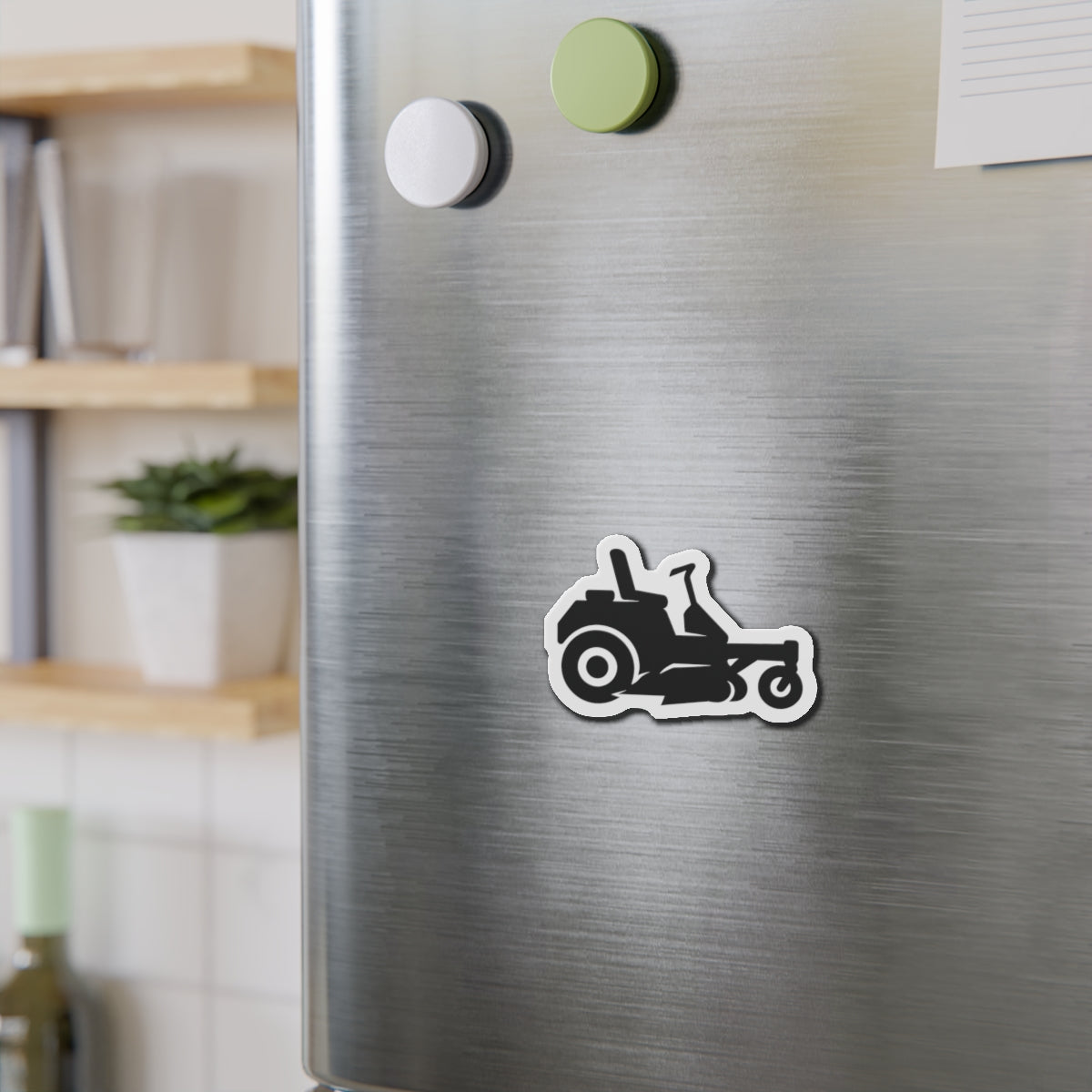 Zero Turn Mower Magnet – Funny Lawn Care Gift for Dads & Yard Legends