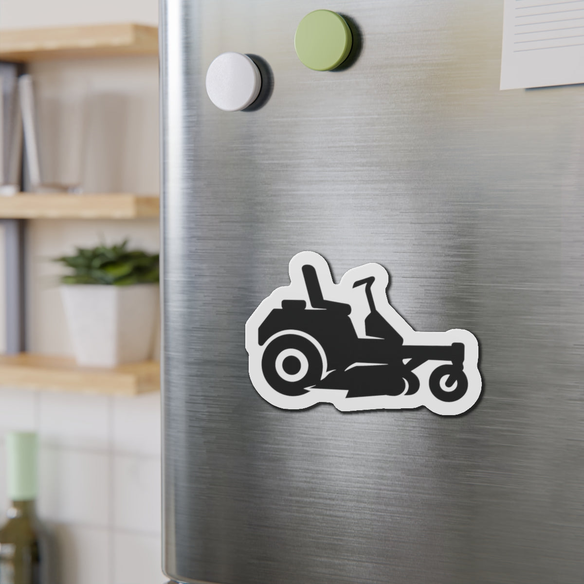 Zero Turn Mower Magnet – Funny Lawn Care Gift for Dads & Yard Legends