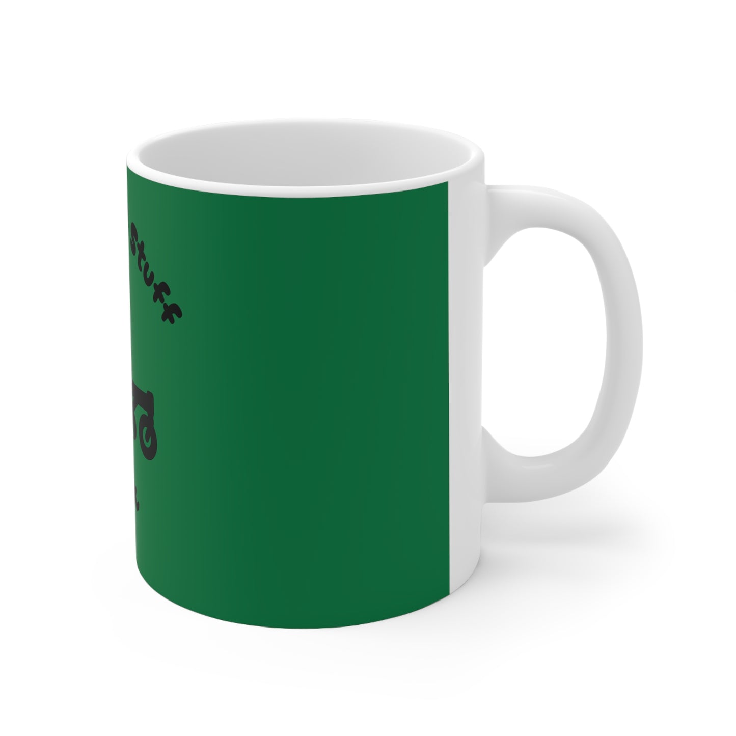 Making Tall Stuff Short Lawn Mower Coffee Mug – Funny Zero-Turn Cup for Landscapers, Lawn Pros, and Yard Work Lovers