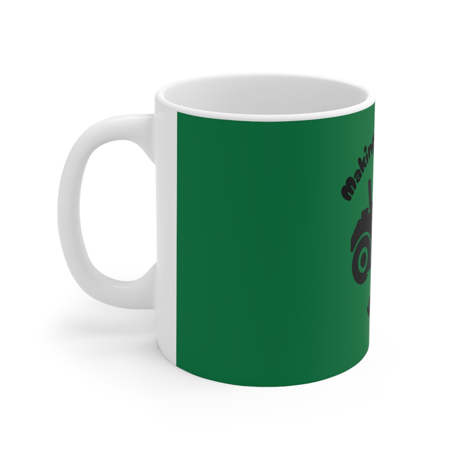 Making Tall Stuff Short Lawn Mower Coffee Mug – Funny Zero-Turn Cup for Landscapers, Lawn Pros, and Yard Work Lovers